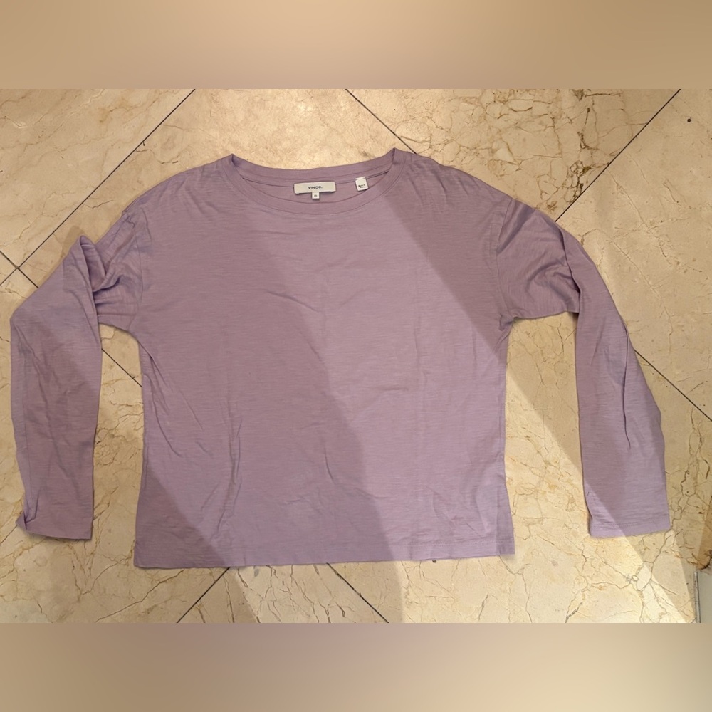 Vince Lavender Long‎ Sleeve Top